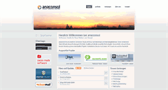 Desktop Screenshot of anaconsol.ch